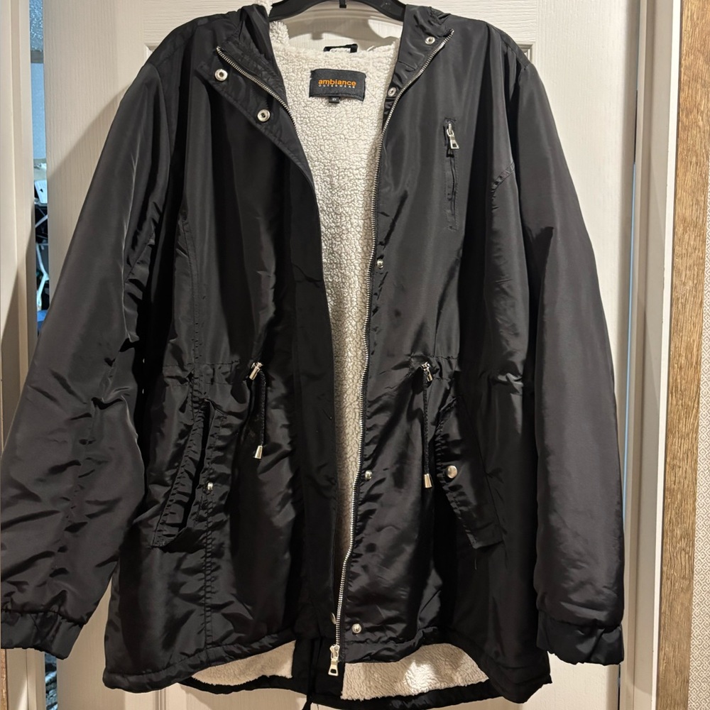 Ambiance Black Puffer Jacket